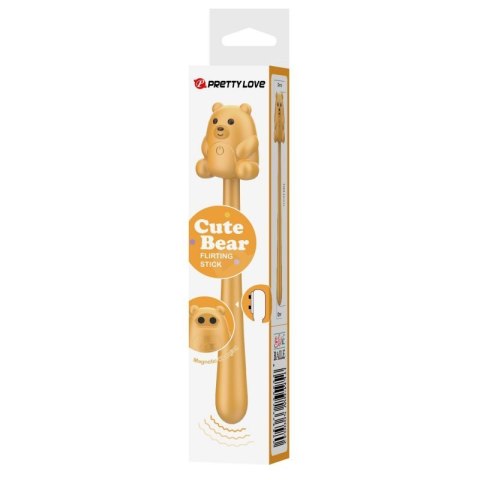 CUTE BEAR, Flirting Stick, 7 vibration functions, Magnetic USB charging CUTE BEAR, Flirting Stick, 7 vibration functions, Magnetic USB charging
