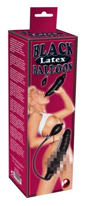 Inflatable latex dildo Inflatable latex dildo
