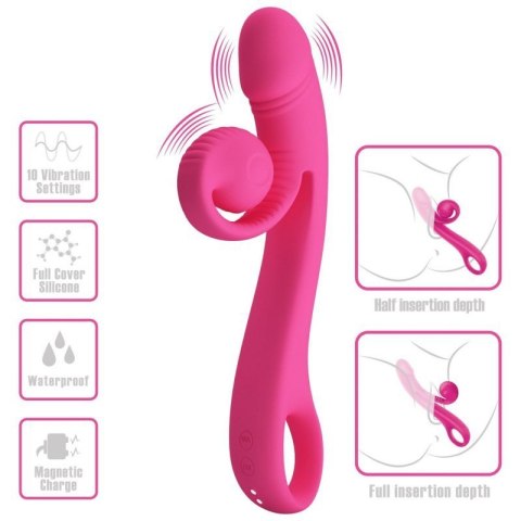 PRETTY LOVE - Love Romance Beau Snail Rabbit - Hot Pink PRETTY LOVE - Love Romance Beau Snail Rabbit - Hot Pink