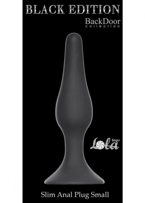 Plug-Slim Anal Plug Small Black Plug-Slim Anal Plug Small Black