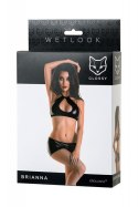 Wetlook shiny set BRIANNA - black L Boss of toys