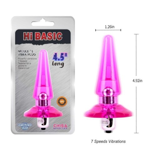 NICOLE'S Vibra Plug-Pink NICOLE'S Vibra Plug-Pink