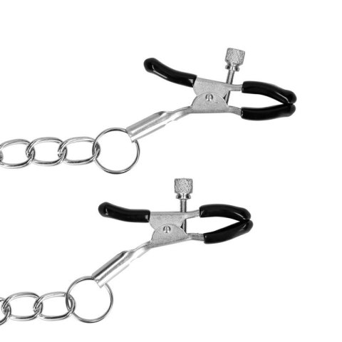O-Ring Gag with Nipple Clamps O-Ring Gag with Nipple Clamps
