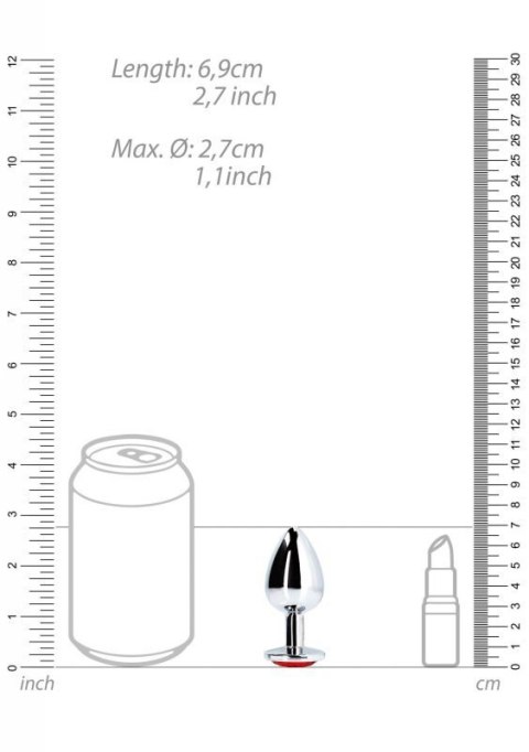 Round Gem Butt Plug - Small Round Gem Butt Plug - Small