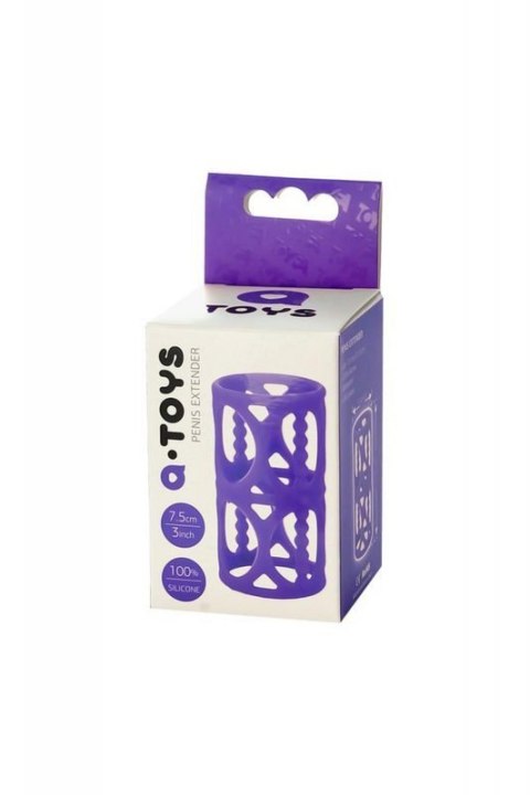 A-TOYS, Penis Sleeve, Silicone, Purple, 7.5 cm A-TOYS, Penis Sleeve, Silicone, Purple, 7.5 cm