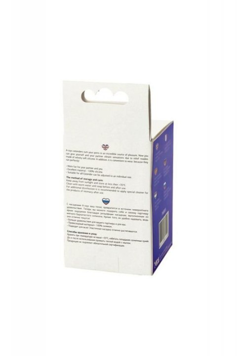 A-TOYS, Penis Sleeve, Silicone, Purple, 7.5 cm A-TOYS, Penis Sleeve, Silicone, Purple, 7.5 cm