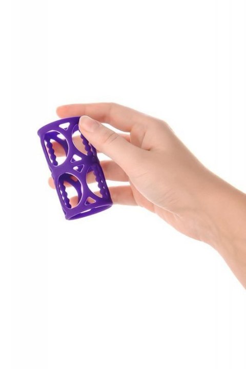 A-TOYS, Penis Sleeve, Silicone, Purple, 7.5 cm A-TOYS, Penis Sleeve, Silicone, Purple, 7.5 cm