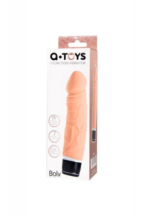 A-TOYS, Realistic Multi-Speed Vibrator, Silicone, Vibration Modes, 15.9 CM A-TOYS, Realistic Multi-Speed Vibrator, Silicone, Vibration Modes, 15.9 CM