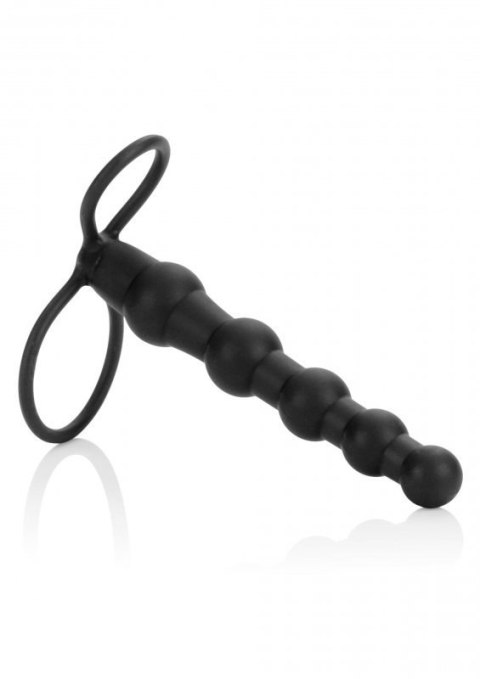 Beaded Dual Penetrator Black Beaded Dual Penetrator Black