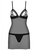 Bielizna-865-CHE-1 koszulka i stringi S/M