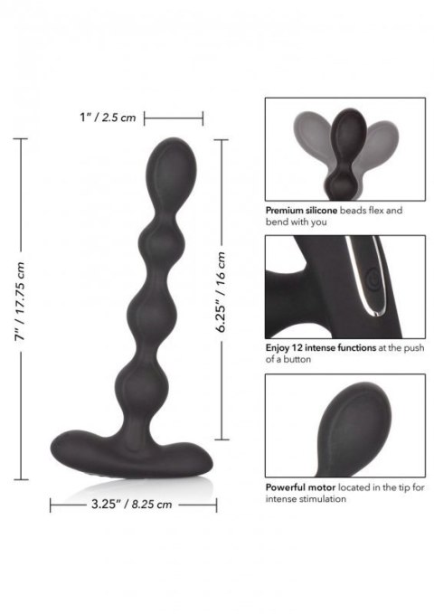Eclipse Slender Beads Black Eclipse Slender Beads Black