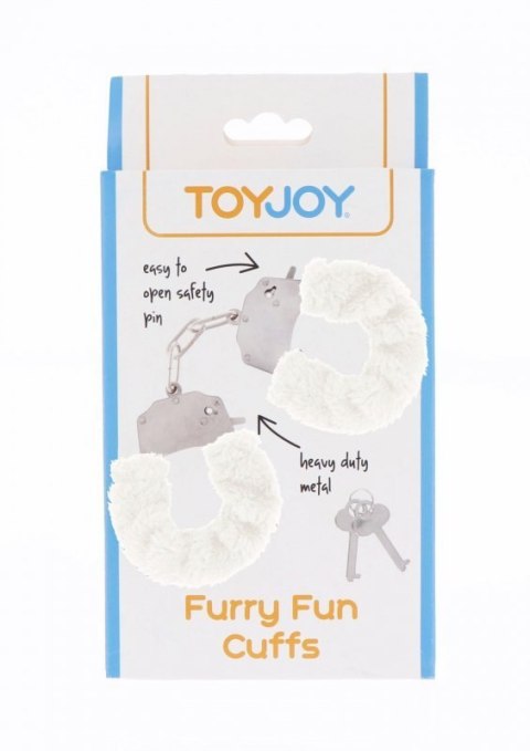 Furry Fun Cuffs White Furry Fun Cuffs White