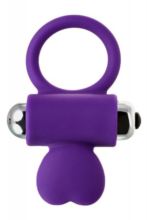 JOS PERY, Vibrating ring with cilia, silicone, violet, 9 cm JOS PERY, Vibrating ring with cilia, silicone, violet, 9 cm
