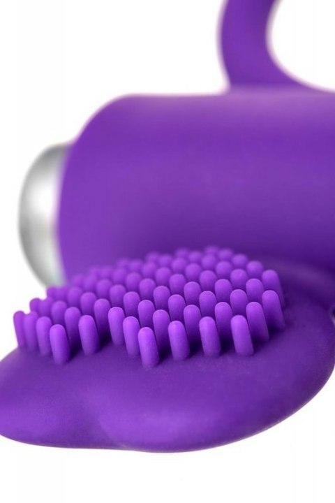 JOS PERY, Vibrating ring with cilia, silicone, violet, 9 cm JOS PERY, Vibrating ring with cilia, silicone, violet, 9 cm