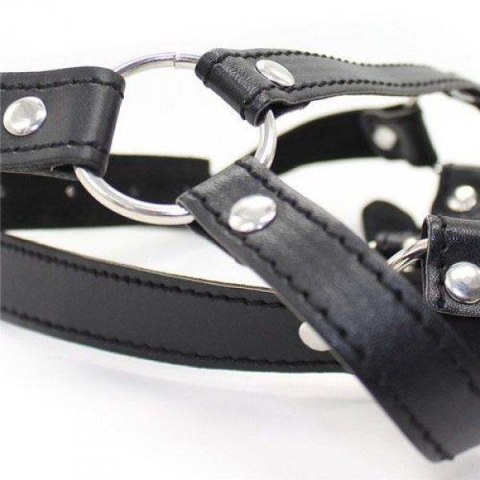 Knebel-Imbracatura per testa con anello Head Harness+Ring Gag Knebel-Imbracatura per testa con anello Head Harness+Ring Gag