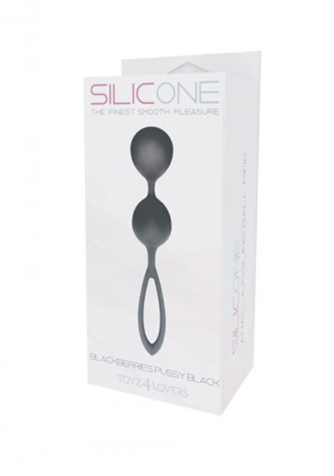 Kulki-PALLINE BLACKBERRIES PUSSY SILICONE BLACK Kulki-PALLINE BLACKBERRIES PUSSY SILICONE BLACK