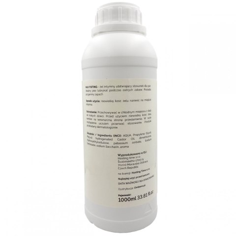 MAX FISTING GEL 1000ml ŻEL DO MAXYMALNEGO FISTINGU MAX FISTING GEL 1000ml ŻEL DO MAXYMALNEGO FISTINGU