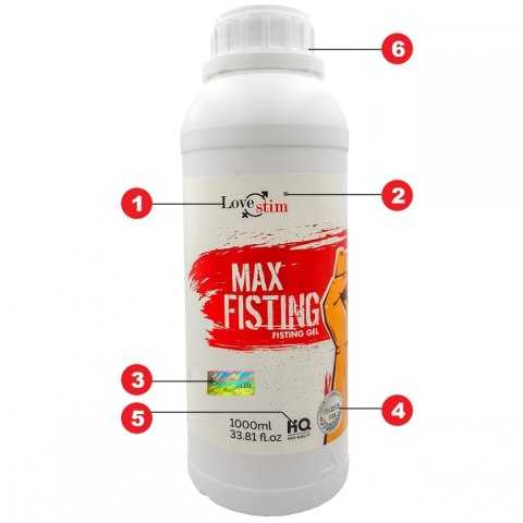 MAX FISTING GEL 1000ml ŻEL DO MAXYMALNEGO FISTINGU MAX FISTING GEL 1000ml ŻEL DO MAXYMALNEGO FISTINGU