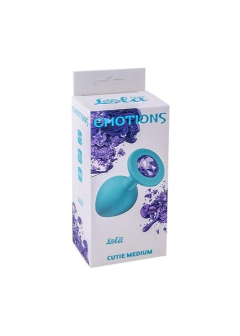 Plug-Anal Plug Emotions Cutie Medium Turquoise light purple Plug-Anal Plug Emotions Cutie Medium Turquoise light purple