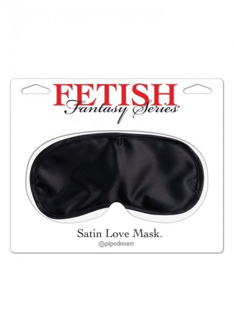 Satin Love Mask Black Satin Love Mask Black