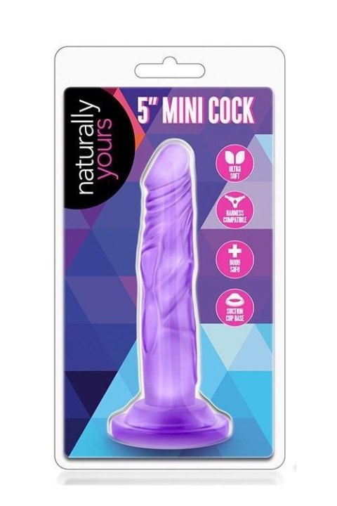 NATURALLY YOURS 5INCH MINI COCK PURPLE