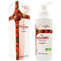 ORGASMIC TOUCH Orgazmowy żel do masażu i stymulacji STRAWBERRY 150m