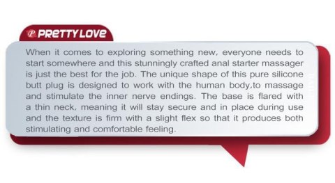 PRETTY LOVE-ANAL plug PRETTY LOVE-ANAL plug