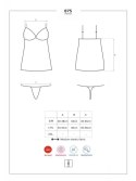 Bielizna- 875-CHE-1 koszulka i stringi L/XL