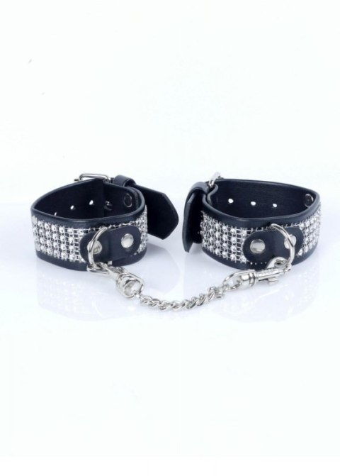 Fetish B - Series Handcuffs with cristals 3 cm Silver Fetish B - Series Handcuffs with cristals 3 cm Silver