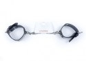 Fetish B - Series Handcuffs with cristals 3 cm Silver