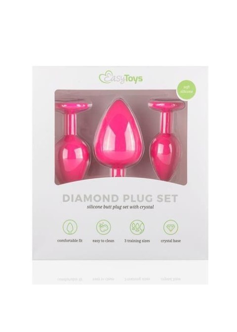 Plug-Diamond Plug Set-Pink Plug-Diamond Plug Set-Pink