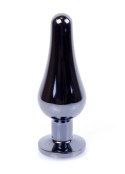 Plug-Jewellery Dark Silver BUTT PLUG- Green