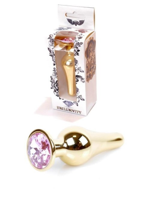 Plug-Jewellery Gold BUTT PLUG- Rose Plug-Jewellery Gold BUTT PLUG- Rose