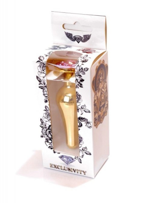Plug-Jewellery Gold BUTT PLUG- Rose Plug-Jewellery Gold BUTT PLUG- Rose