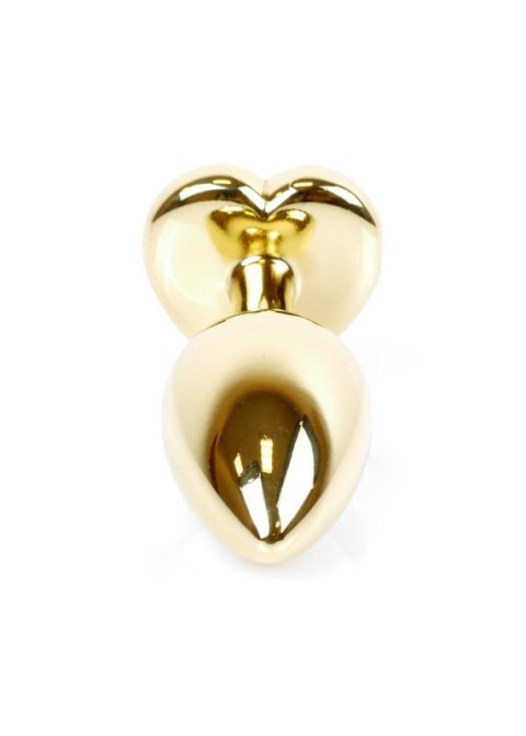 Plug-Jewellery Gold Heart PLUG- Red Plug-Jewellery Gold Heart PLUG- Red