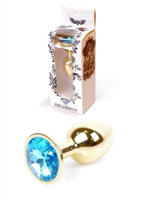 Plug-Jewellery Gold PLUG- Light Blue Plug-Jewellery Gold PLUG- Light Blue