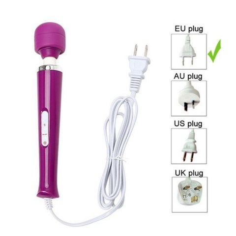 Stymulator-Magic Massager Wand Cable 110-240V White 10 Function Stymulator-Magic Massager Wand Cable 110-240V White 10 Function