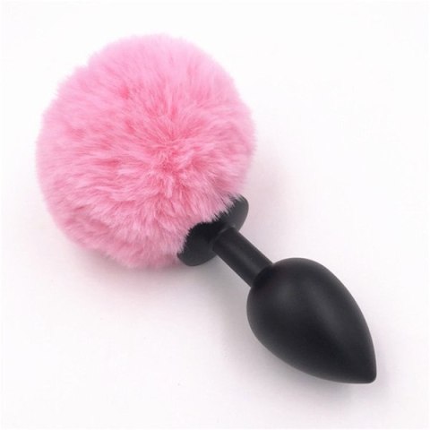 Bunny plug large black with pink tail 9,3 x 4,1 cm / 3,8 x 1.6 inch Bunny plug large black with pink tail 9,3 x 4,1 cm / 3,8 x 1.6 inch