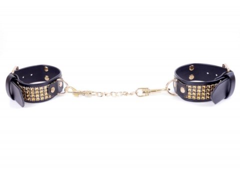 Fetish B - Series Handcuffs with cristals 3 cm Gold Fetish B - Series Handcuffs with cristals 3 cm Gold
