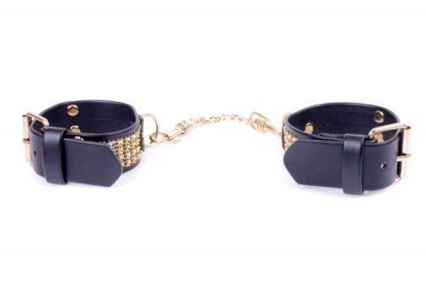 Fetish B - Series Handcuffs with cristals 3 cm Gold Fetish B - Series Handcuffs with cristals 3 cm Gold
