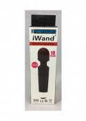 Iwand black rechargeable silicone bodywand massager Boss of toys