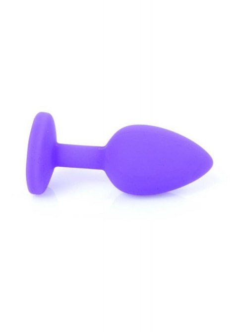 Plug-Jewellery Purple Silicon PLUG Small- Red Diamond Plug-Jewellery Purple Silicon PLUG Small- Red Diamond