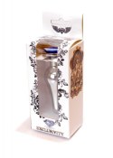 Plug-Jewellery Silver BUTT PLUG- Dark Blue