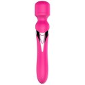 Stymulator - B - Series - Silicone Dual Massager Pulsator USB 7+7 Function (Pink)