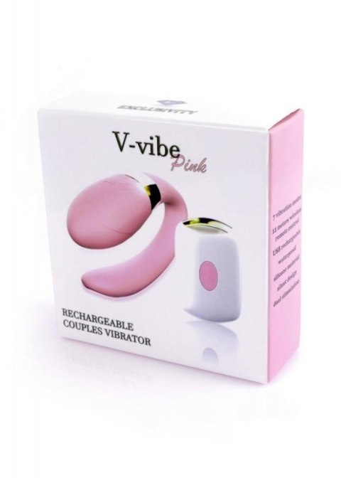 Stymulator-V-Vibe Pink USB 7 Function / Remote Control Stymulator-V-Vibe Pink USB 7 Function / Remote Control