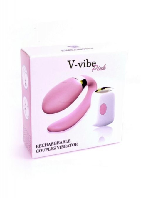 Stymulator-V-Vibe Pink USB 7 Function / Remote Control Stymulator-V-Vibe Pink USB 7 Function / Remote Control
