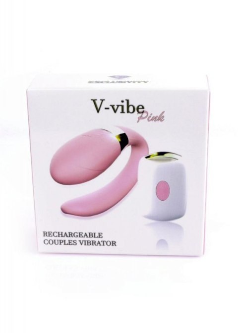 Stymulator-V-Vibe Pink USB 7 Function / Remote Control Stymulator-V-Vibe Pink USB 7 Function / Remote Control