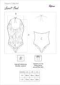 Body Lannuit Peach Emporio Pink Różowy Collection LivCo Corsetti Fashion rozmiar - L/XL PEACH