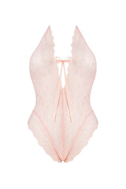 Body Lannuit Peach Emporio Pink Różowy Collection LivCo Corsetti Fashion rozmiar - S/M PEACH