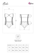 Body Reiko LC 8083 Black Czarny LivCo Corsetti Fashion rozmiar - L/XL CZARNY